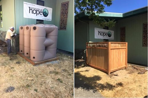 Seattle's Hope Church gets 100% Rainwise Rebate for Cisterns