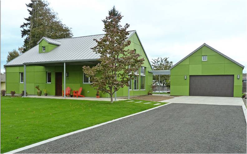 Undersized heating system at North Passive House