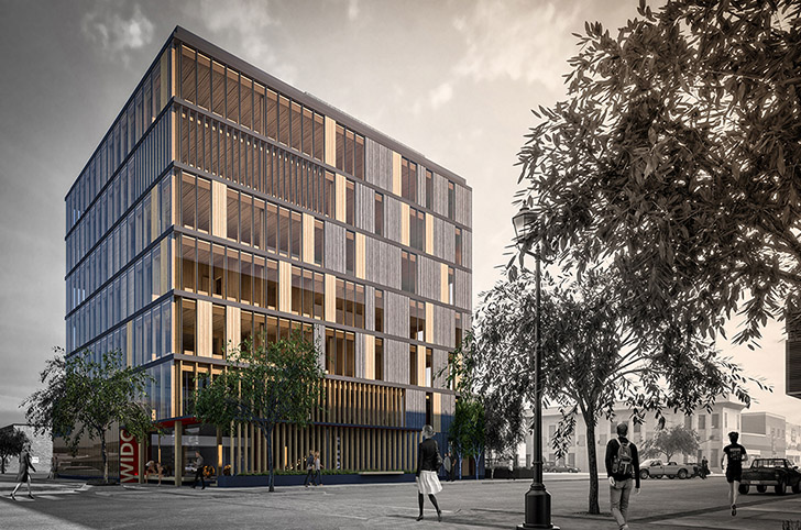 Structural Strength of 8-Storey CLT Wood Innovation Design Centre